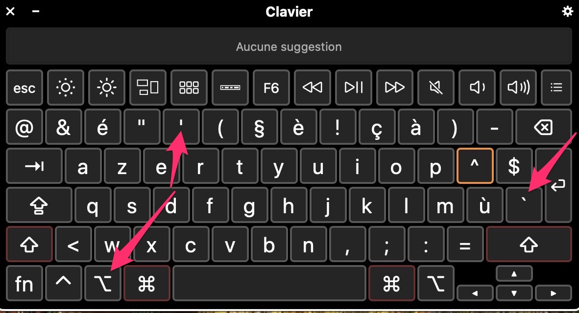 Accent inversé pour un raccourci clavier Mac | Adobe After Effects