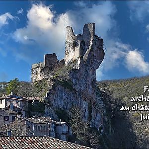 Fouilles archéologiques juin 2021 au château de Penne en albigeois