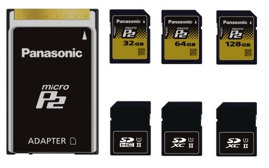 Panasonic lance ses nouvelles micros P2 : une forme de carte SD mais avec  du RAID dedans ! | News